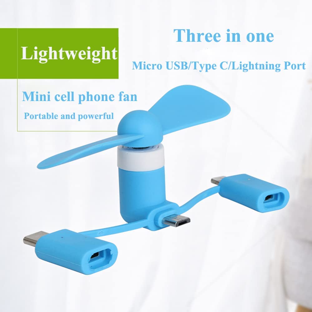 3 in 1 USB Powered Phone Fan f - Micro Usb Cable 评论和价格