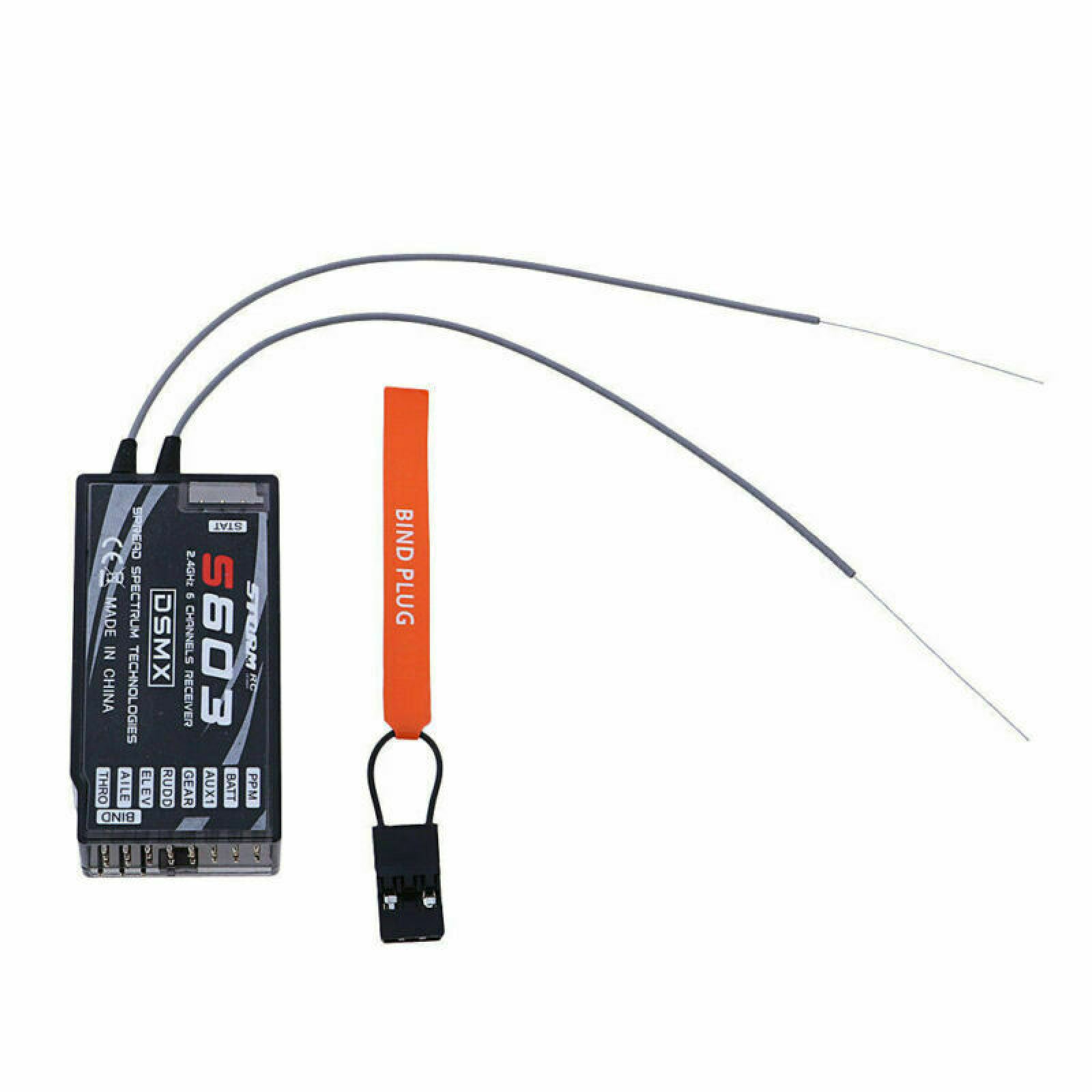 6CH 2.4GHz PPM S603 Receiver w - Antenna 2.4Ghz 评论和价格