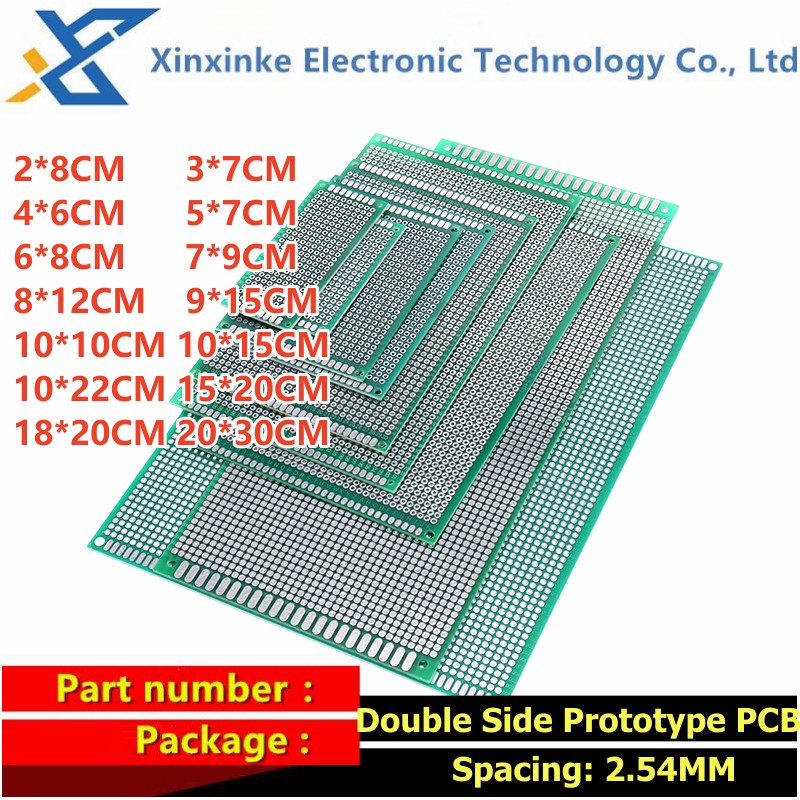 5PCS 2.54MM 7*9CM 3cm*7cm 5x7  - Pcb Prototyping Board 评论和价格