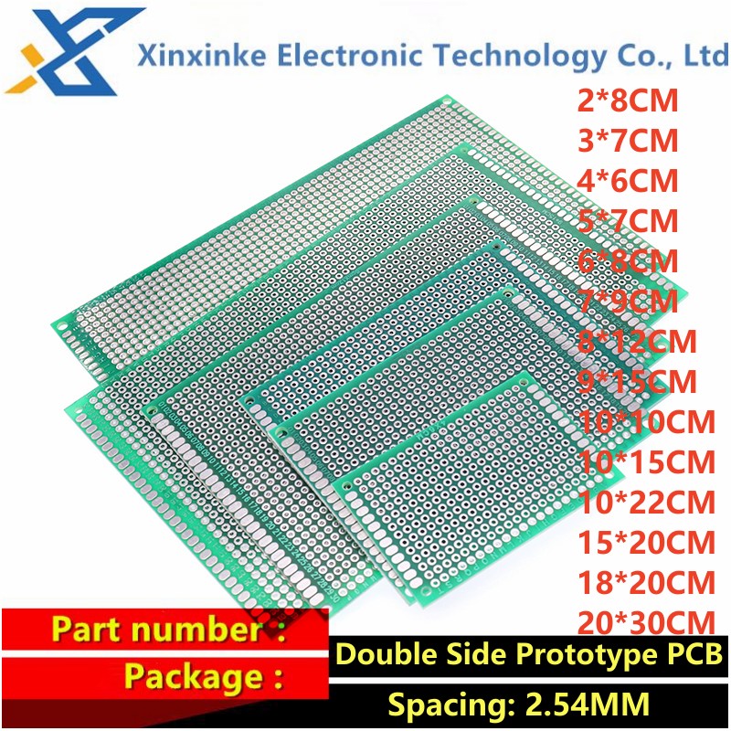 5PCS 2.54MM 7*9CM 3cm*7cm 5x7  - Pcb Prototyping Board 评论和价格