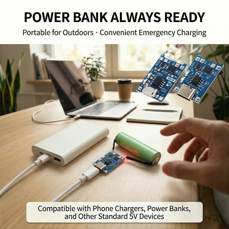 5V 3A Micro/Type-c/Mini 18650  - Li Ion Charger Module 评论和价格