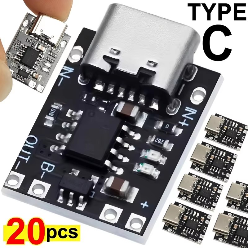 1/10/20PCS 3.7V Lithium Batter - Li Ion Charger Module 评论和价格